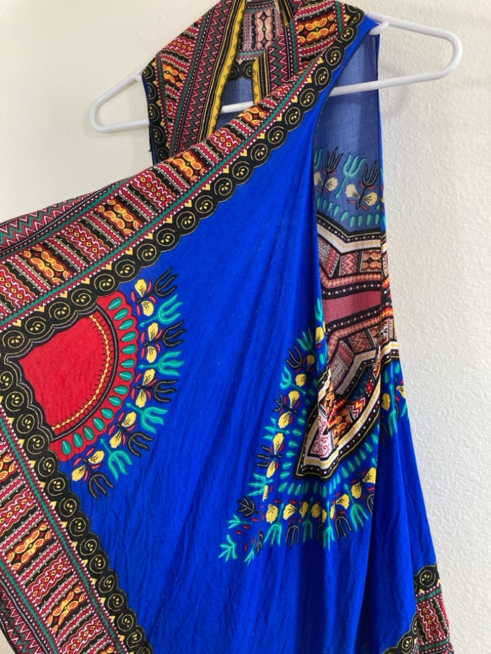 Boho Multicolor Open Front Handkerchief Hem Vest Size OS - Picture 3 of 9